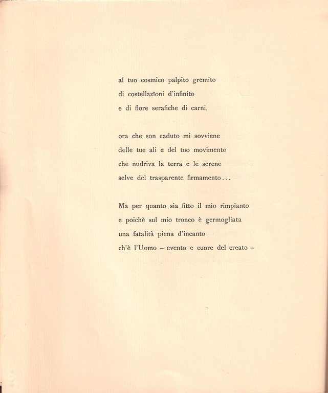 ADAMO EVA di Girolamo Comi 1935 Al tempo della Fortuna …