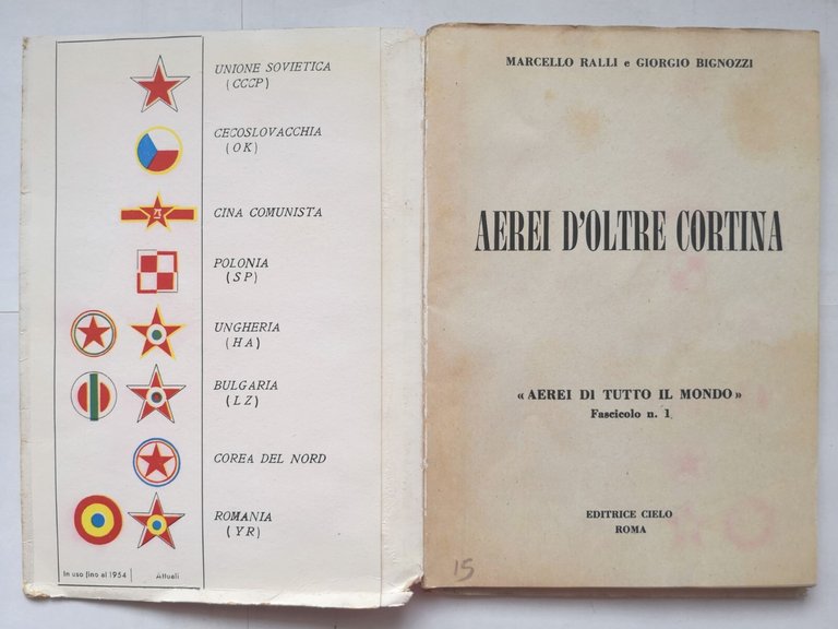 AEREI D'OLTRE CORTINA di Marcello Ralli e Giorgio Bignozzi 1955 …