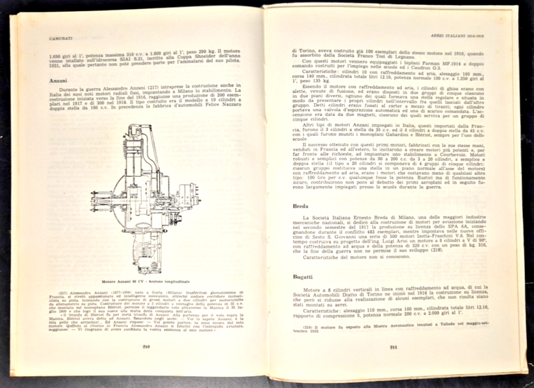 AEREI ITALIANI 1914 1918 di Gastone Camurati estratti rivista aeronautica …
