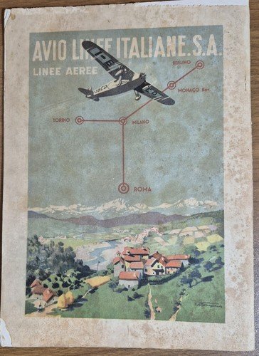 AERO CLUB GINO LISA TORINO 1932 GRANDE MANIFESTAZIONE AEREA Libro …