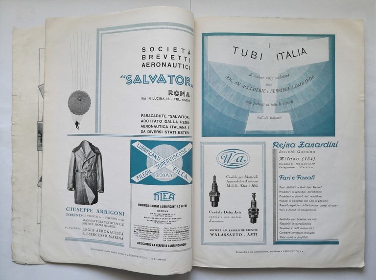 AERONAUTICA giugno 1929 rivista mensile internazionale illustrata aerei volo