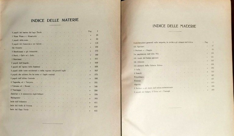 AFRICA 2 Volumi di Attilio Brunialti 1913? Vallardi libri antichi …