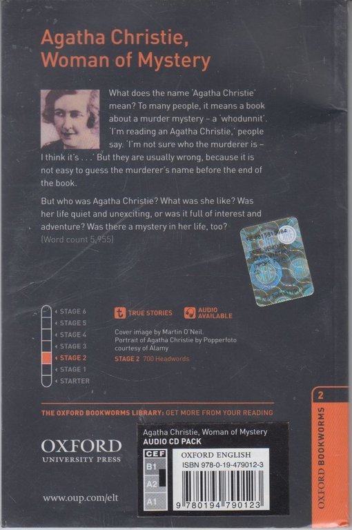 Agatha Christie Woman of Mystery di John Escott Oxford Bookworm …