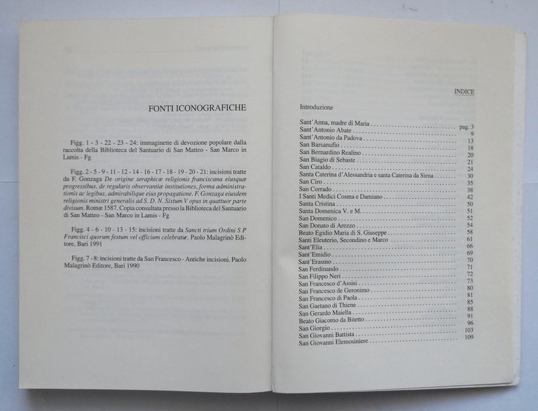 AGIOGRAFIA IN PUGLIA di Cioffari Tripputi Scippa 1991 Malagrinò Libro …