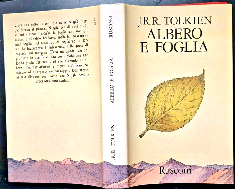 ALBERO E FOGLIA di J R R Tolkien 1976 Rusconi …