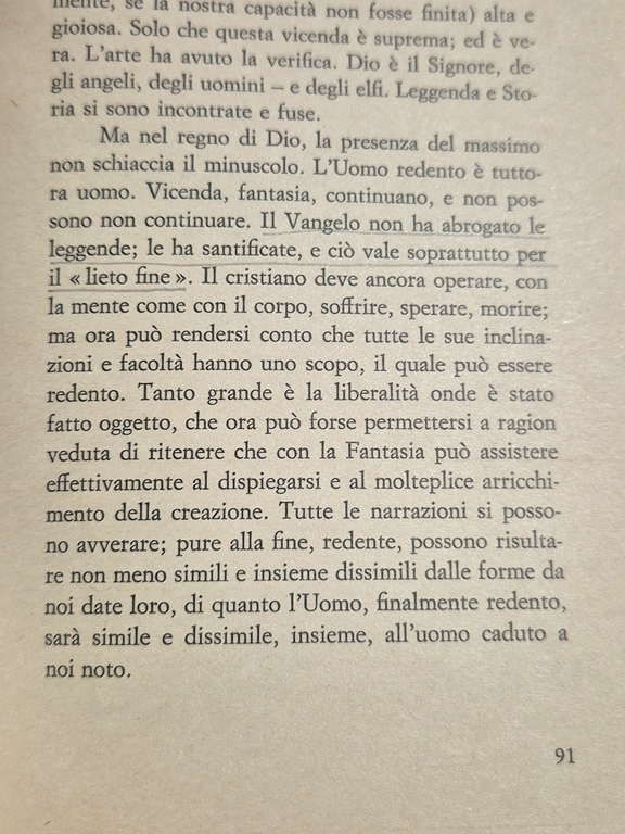 ALBERO E FOGLIA di J R R Tolkien 1976 Rusconi …