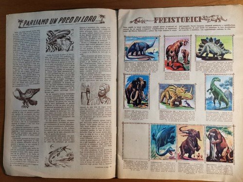 Album ANIMALI Nuova Raccolta Figurine 1954 Collezione Lampo con 396 …