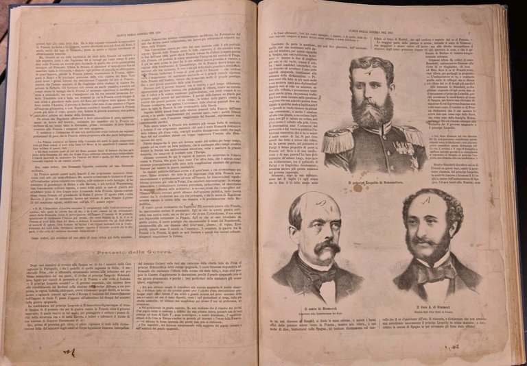 ALBUM DELLA GUERRA FRANCO PRUSSIANA DEL 1870 71 Sonzogno Libro …