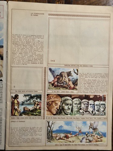 ALBUM LA STORIA D'ITALIA Baggioli 1973 con 140 Figurine originale …