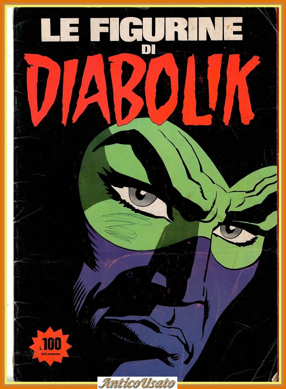 ALBUM LE FIGURINE DI DIABOLIK Originale con 63 figurine SUPER …