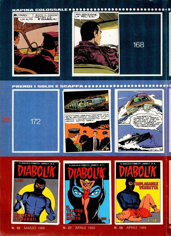 ALBUM LE FIGURINE DI DIABOLIK Originale con 63 figurine SUPER …