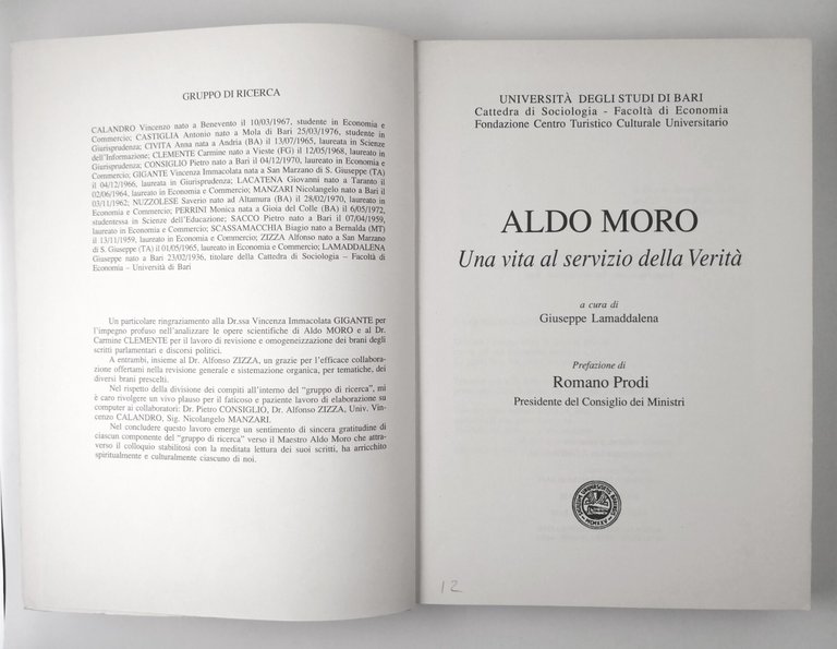 ALDO MORO una vita al servizio della verità di Giuseppe …