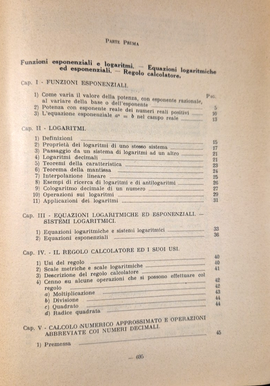 ALGEBRA ELEMENTI DI ANALITICA E ANALISI MATEMATICA Pompeo Nisini 1965 …