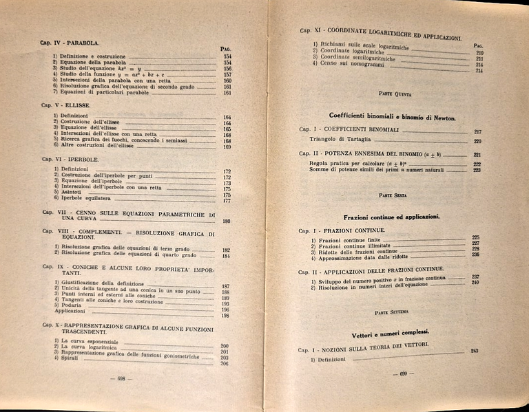 ALGEBRA ELEMENTI DI ANALITICA E ANALISI MATEMATICA Pompeo Nisini 1965 …