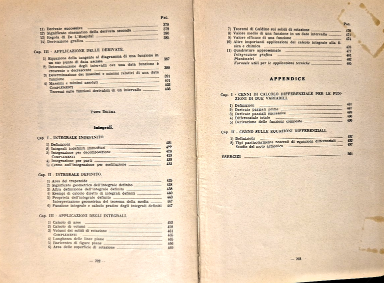 ALGEBRA ELEMENTI DI ANALITICA E ANALISI MATEMATICA Pompeo Nisini 1965 …