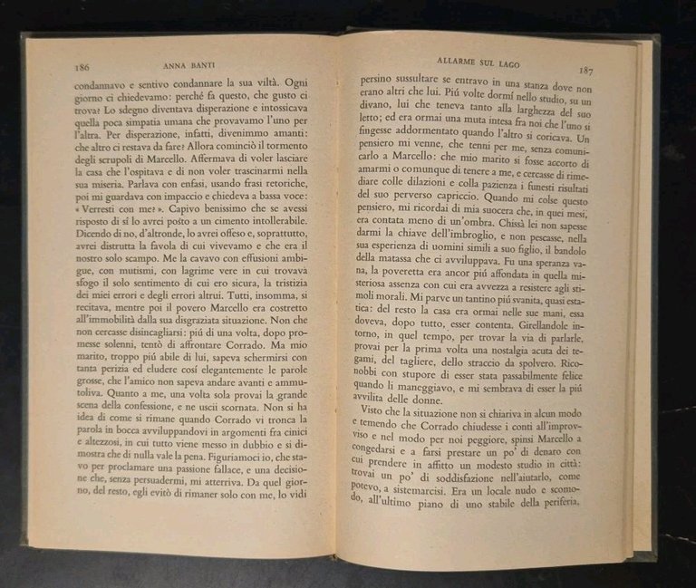 ALLARME SUL LAGO di Anna Banti 1954 Mondadori Medusa I …