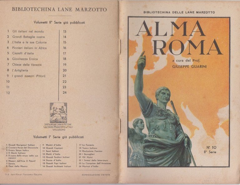 ALMA ROMA a cura di Giuseppe Guarini 1937? Lane Marzotto … | Immagine Gallery 2