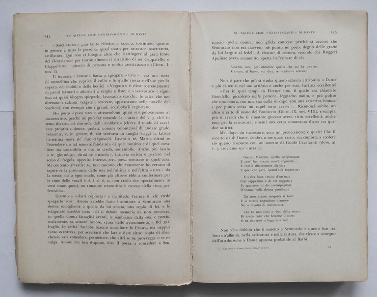ALMAE LUCES MALAE CRUCES studi danteschi di Guido Mazzoni 1941 …