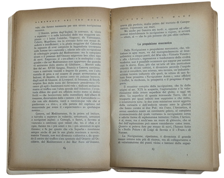 ALMANACCO DEI 3 MONDI 1938 XVI XVII Libro Il resto … | Immagine Gallery 3