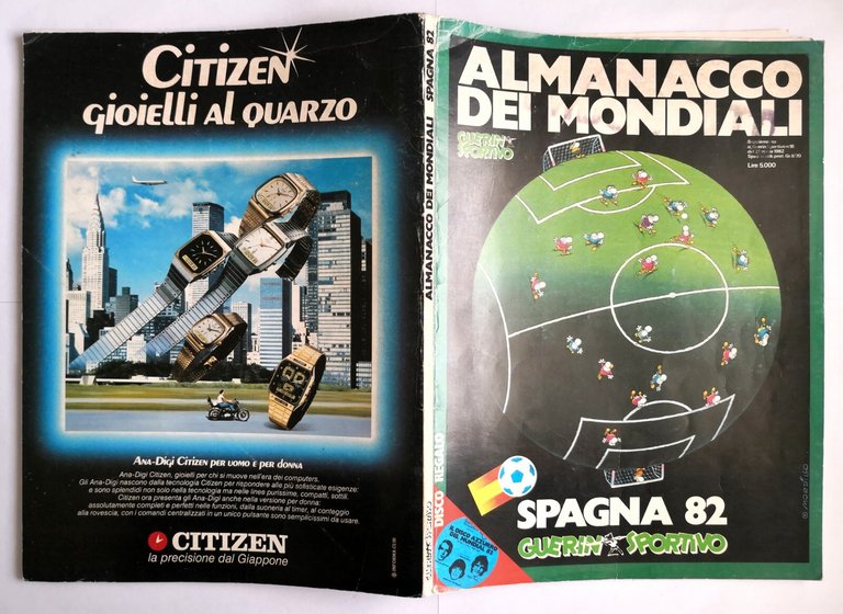 ALMANACCO DEI MONDIALI Spagna 82 di Guerin Sportivo 1982 giornale …