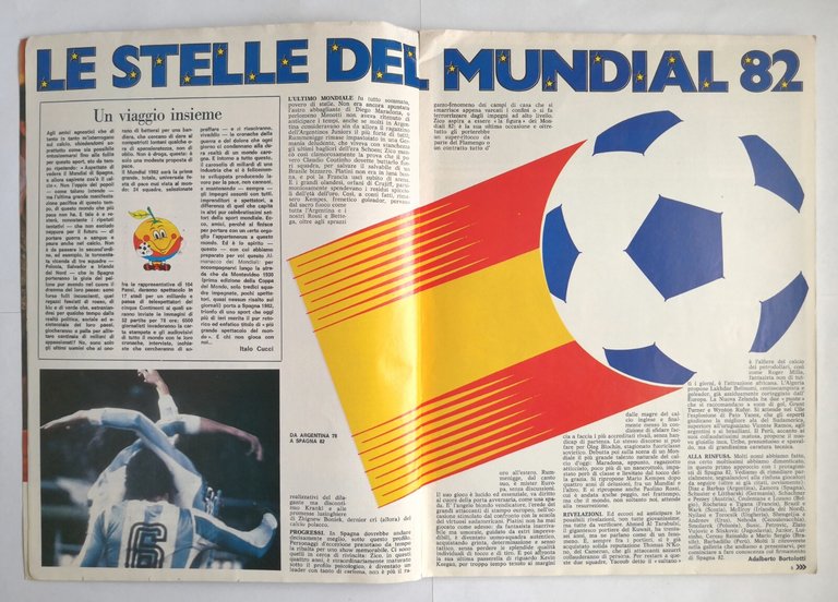 ALMANACCO DEI MONDIALI Spagna 82 di Guerin Sportivo 1982 giornale …
