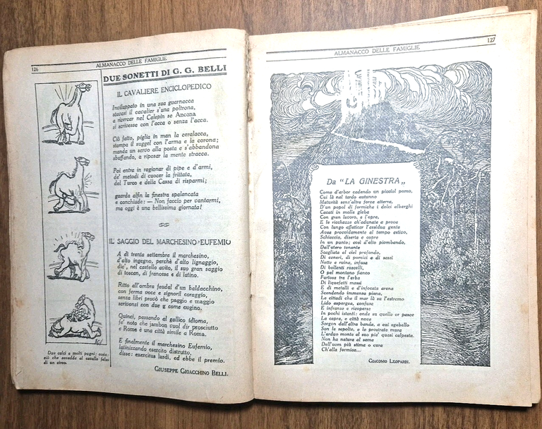 ALMANACCO DELLE FAMIGLIE 1935 Sonzogno utile istruttivo dilettevole Libro