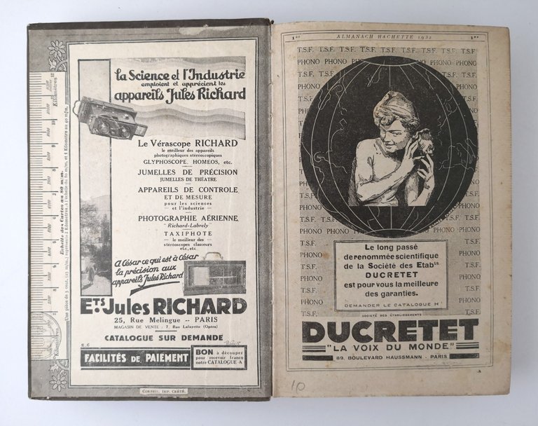 ALMANACH HACHETTE petite Encyclopedie populaire 1932 Hachette Libro