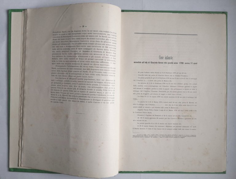 ALTAMURA NEL 1799 documenti e cronache inedite di Ottavio Serena …