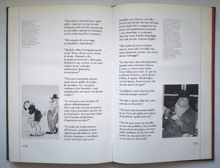 AMARCORD FELLINI di Renato Minore 1993 Cosmopoli Libro Cinema Vasquez …