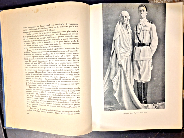 AMEDEO DUCA D'AOSTA di Valori Beonio Curcio 1953 Nastro Azzurro …