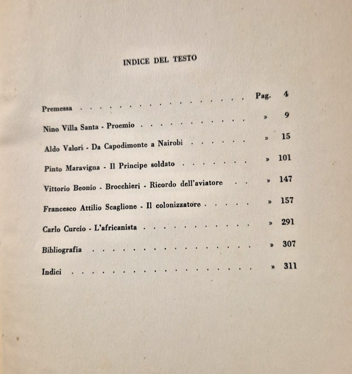 AMEDEO DUCA D'AOSTA di Valori Beonio Curcio 1953 Nastro Azzurro …