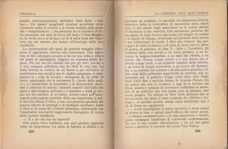 AMORE CON LA O MAIUSCOLA di Pitigrilli 1958 Sonzogno Romanzo …