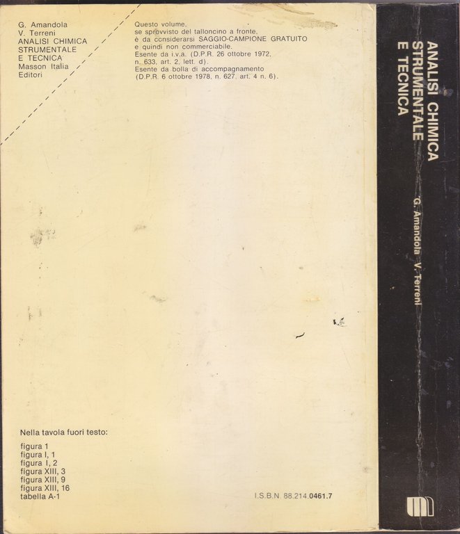 ANALISI CHIMICA STRUMENTALE E TECNICA di G Amandola V Terreni …