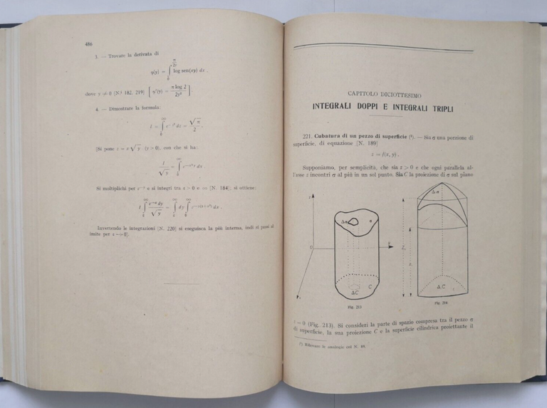 ANALISI MATEMATICA di Umberto Cisotti 1945 6 edizione Editrice Politecnica …