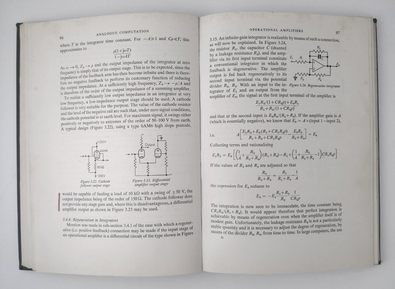 ANALOGUE COMPUTATION di Williams 1961 Heywood Techniques and Components Libro