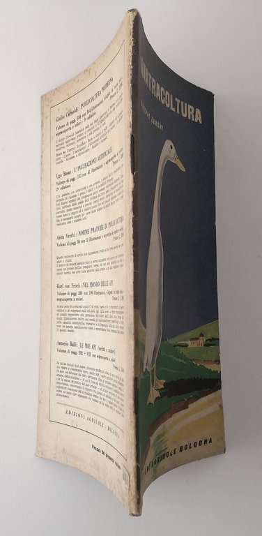 ANATRACOLTURA di Giuseppe Zanoni 1955 Edizioni Agricole libro manuale istruzione