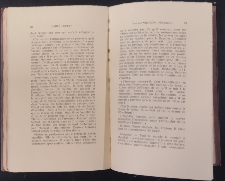 ANDRÉ MALRAUX LETTRES INEDITES di Emile Lecerf 1971 Richard Masse …