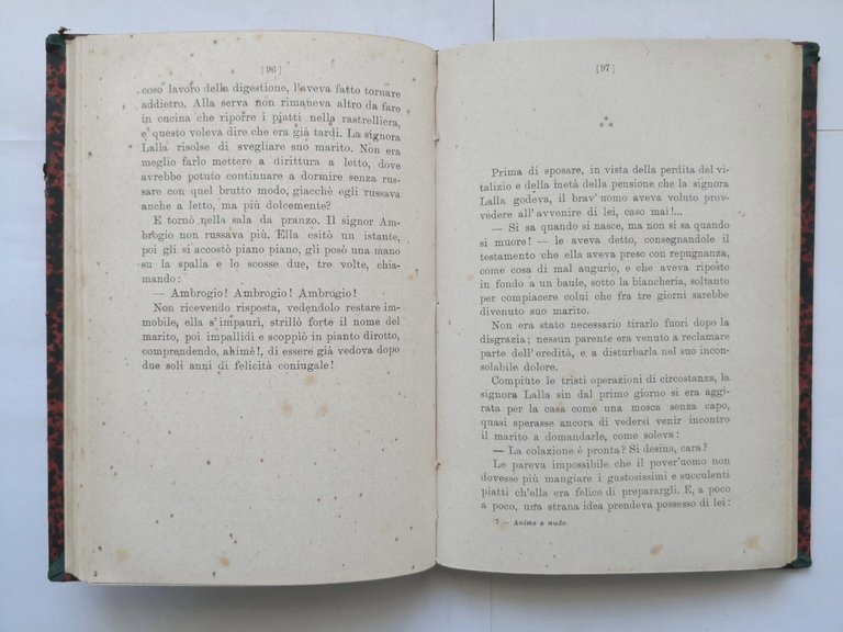 ANIME A NUDO novelle di Luigi Capuana libro antico primi …