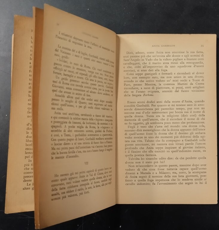 ANITA GARIBALDI di Giuseppe Bandi 1952 Universale Economica Libro biografia