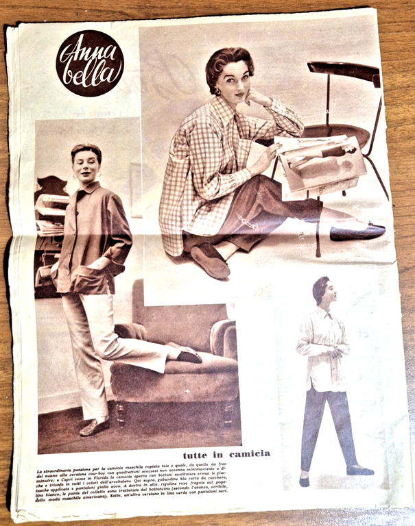 ANNA BELLA 16 maggio 1954 Rivista di Moda e attualità …