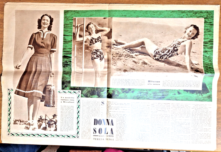 ANNA BELLA 27 giugno 1939 Rivista di Moda e attualità …