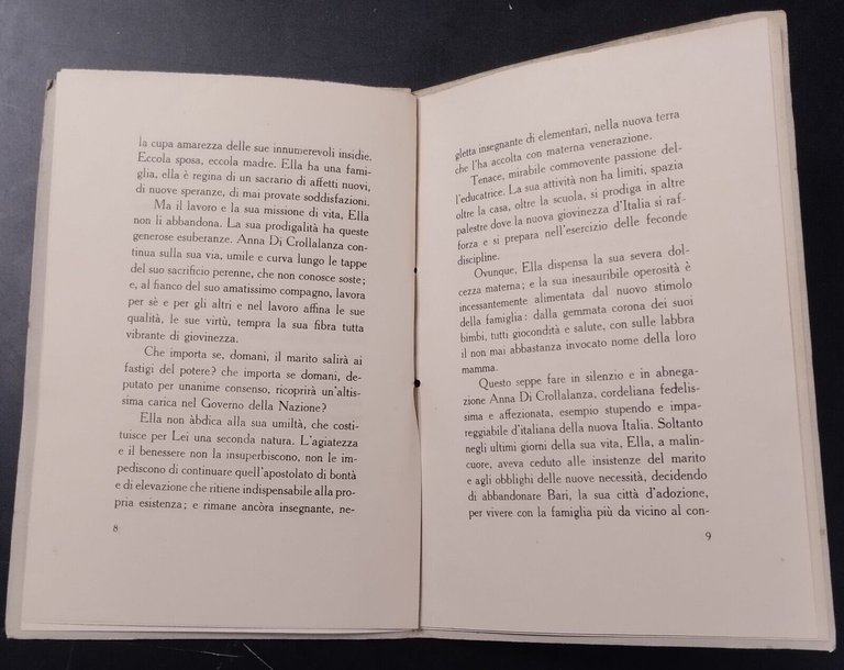 ANNA DI CROLLALANZA in memoria di Licinio Cappelli 1930 libro …