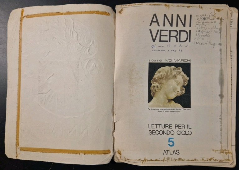 ANNI VERDI LETTURE PER LA QUINTA CLASSE ELEMENTARE 1970 Atlas …