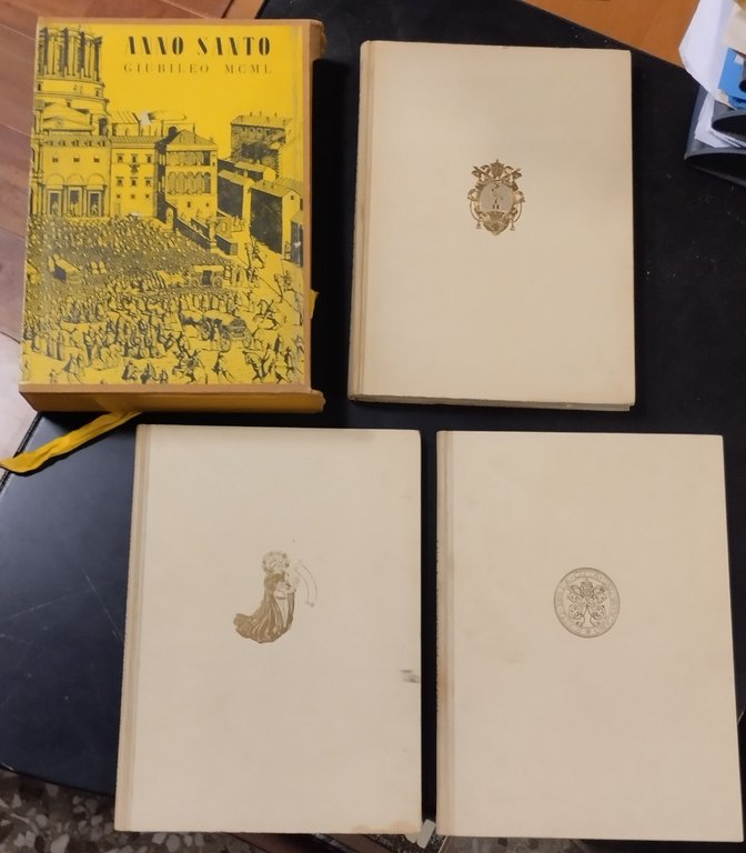 ANNO SANTO GIUBILEO MCML 3 volumi cofanetto 1950 Bompiani Libro …