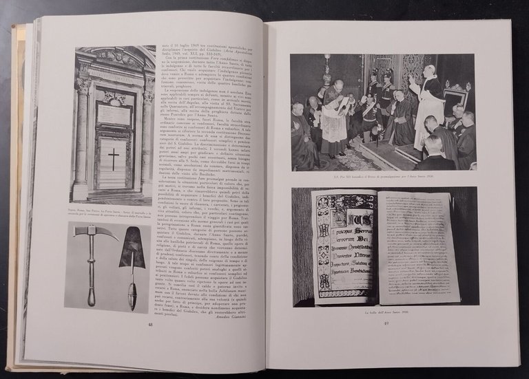 ANNO SANTO GIUBILEO MCML 3 volumi cofanetto 1950 Bompiani Libro …