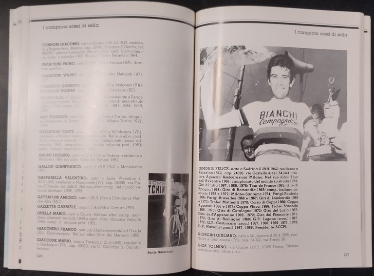 ANNUARIO DEL CICLISMO PROFESSIONISTICO 83 a cura di F Rota …