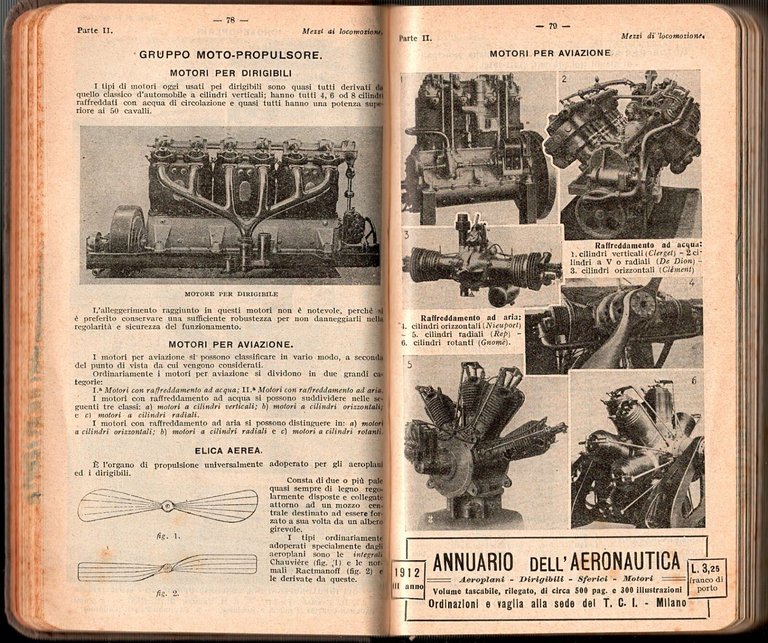 ANNUARIO GENERALE 1912 Touring Club Italiano Libro Guida