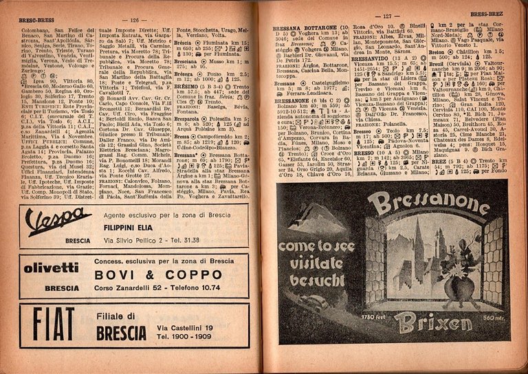 ANNUARIO GENERALE 1951 Touring Club Italiano Libro