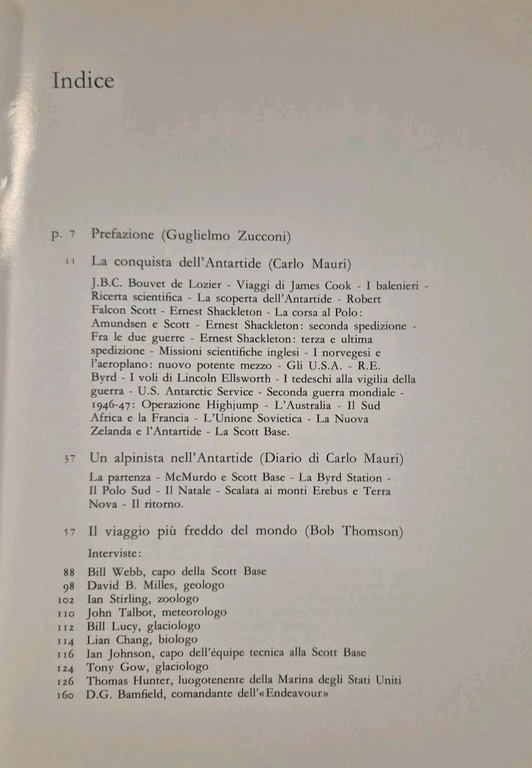 ANTARTIDE di Carlo Mauri 1968 Zanichelli Libro conquista viaggio polo …
