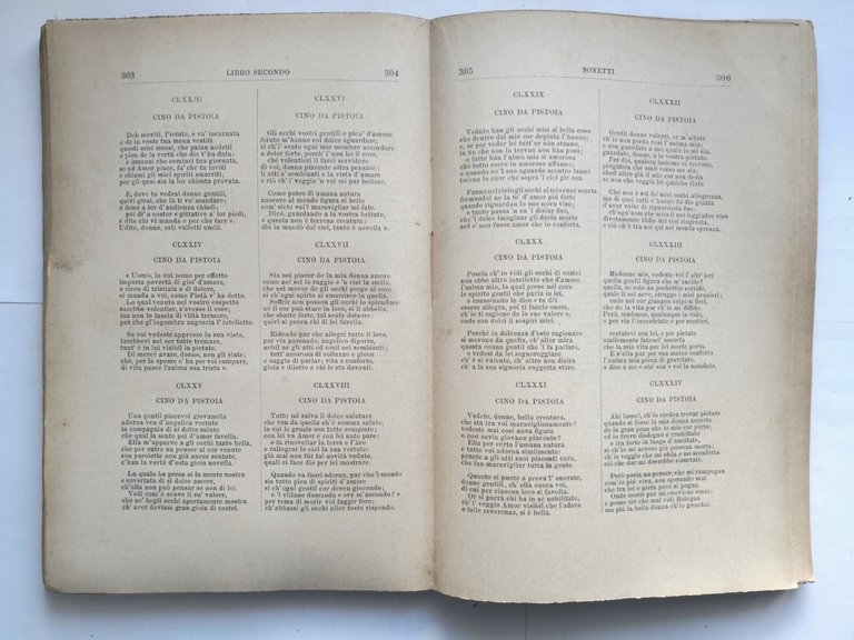 ANTICA LIRICA ITALIANA di Giosue Carducci 1907 Sansoni Libro sonetti …